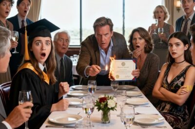 They Burned My Diploma at My Graduation Dinner — What They Didn’t Know Was That Grandpa Had Already Chosen Me