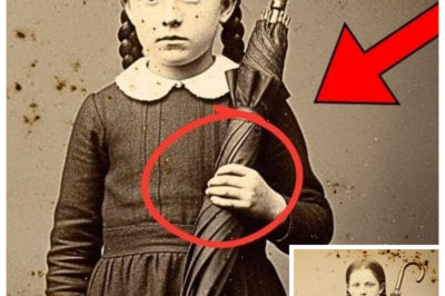 This 1895 Photo of a Girl Holding an Umbrella Seemed Happy — Until Restoration Revealed Loss