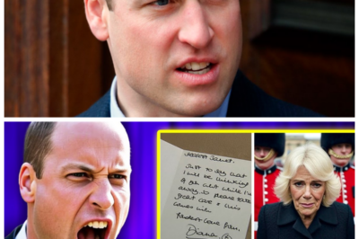 “Royal Turmoil: Camilla Exiled as William Shares Diana’s Heartfelt Farewell in Public! 😳📖 ‘This family drama just reached new heights!'”  Opening Paragraph: In a shocking display of family discord, Camilla was unceremoniously thrown out after Prince William shared his mother Diana’s heartfelt farewell letter during a public event; “This family drama just reached new heights!” he reportedly declared, as the emotional intensity of Diana’s words forced everyone to reevaluate their loyalties and the hidden truths that have long been buried within the walls of the palace, leaving the monarchy reeling from the aftermath. 👇