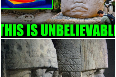 🔥 “These Faces Weren’t Carved… They Were COPIED.” detonates across the scientific world after advanced AI scans of the colossal Olmec heads reveal microscopic patterns resembling digital encoding rather than traditional tool strikes, suggesting the stone giants may be replicas of an even older prototype created by a culture with technology far beyond anything the ancient world should have possessed, sending archaeologists into a frenzy as they confront the chilling idea that the Olmec didn’t sculpt their rulers — they discovered them. 😱