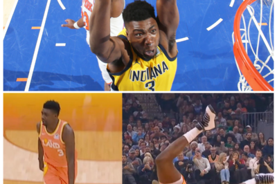 🐘 Thomas Bryant’s Slip-Up: Calls Kon Knueppel ‘Too Small’ and Stumbles! 😅 While taunting Kon Knueppel about his size, Thomas Bryant experienced a moment of irony when he tripped over his own feet right after. This amusing blunder not only provided a good laugh but also reminded everyone that basketball is as much about humility as it is about skill. Let’s dive into this entertaining moment and how it unfolded!👇