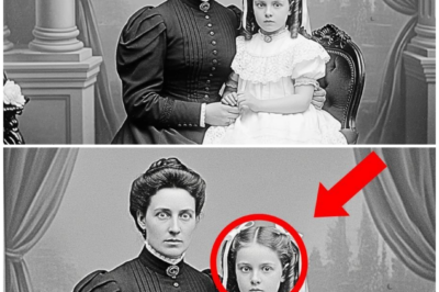 This 1897 Studio Portrait of a Mother and Daughter Looks Serene — Until You See Their Eyes