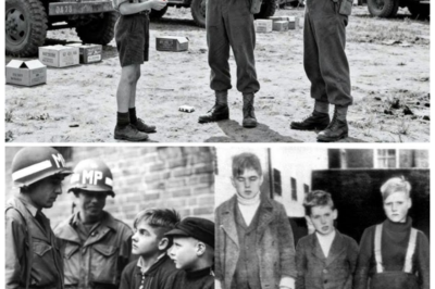 “Aachen’s Child Captives 😳 U.S. Troops Expected Spies — But When Four German Boys Aged 8–14 Emerged Trembling from the Rubble 🍞 the Battle-Hardened Soldiers Faced a Heart-Stopping Twist No One Saw Coming” — Witnesses say the moment the soldiers realized their ‘enemy squad’ were starving children, the entire frontline mood cracked open, exposing guilt, whispered remorse, and a shocking act of compassion that commanders feared would ignite controversy across the ranks 👇