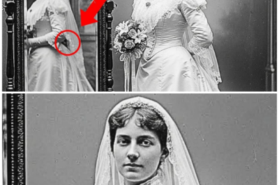 It Was Just a Wedding Portrait — Until You Noticed What the Bride Was Hiding Behind Her Back
