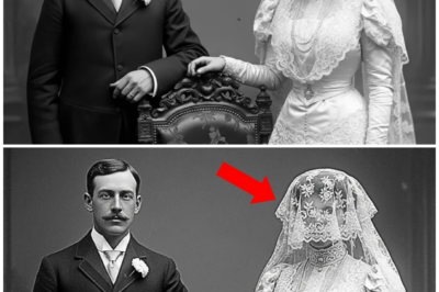 1904 portrait resurfaces — and historians pale as they enlarge the image of the bride