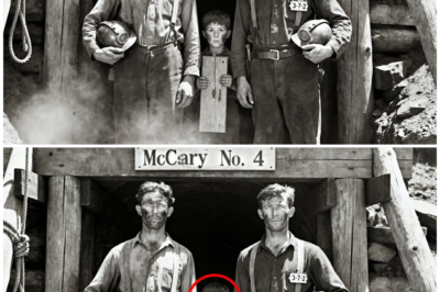 This 1905 Portrait of Two Miners Looks Ordinary — Until You Notice the Child Behind Them