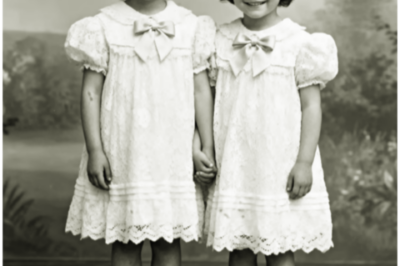 🎁 This 1919 Studio Portrait of Two “Twins” Looks Cute Until You Notice The Shoes