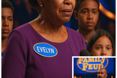 Some rooms learn humility in an instant. The Family Feud stage did that when the grandmother spoke. Steve Harvey’s eyes softened, host turned witness, as if the right answer were to make space. “Three kids,” she said, and the phrase carried the hush of early trains and late dinners. The buzzer kept quiet, tamed by the weight of what hovered unspoken. She did not detail the storm. She did not tally the old debts. She did not unpack the aftermath that built their mornings. Her eldest steadied the moment with a nod only the family understood. Her middle child shifted closer, shoulder to shoulder, like a habit learned long ago. Her youngest searched the room for the place where truth feels safe. He stopped the game—because mercy is sometimes the only rule. The board flashed its tidy boxes. But the real question was no longer on the wall. It lived in the pause, in the decision not to speak a name that would reopen what had finally begun to heal. She offered a thread—a second job, a neighbor’s kindness, a letter from a past that still knocks. She did not tie the knot. She left it loose, like a promise waiting for the right hands. And as the red light urged them forward, she held back a single detail that could turn the page for everyone. Not yet. Not here. Soon, maybe—if the next call says what the last one didn’t. Click the link to read more.
