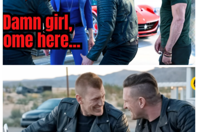 Bikers Harass Sandra Bullock at Gas Station, Unaware that Keanu Reeves is Watching!