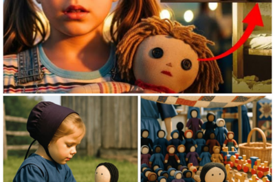 THE AMISH VANISHING THAT HAUNTED A GENERATION 🧺 — The Doll Returned After 9 Years With a Message Too Disturbing to Ignore 🕯️ Investigators say the doll found at the market stall carried hidden stitching, strange marks, and a chilling clue suggesting the missing girl wasn’t taken randomly but by someone who knew Amish customs intimately and wanted the family to suffer 👇