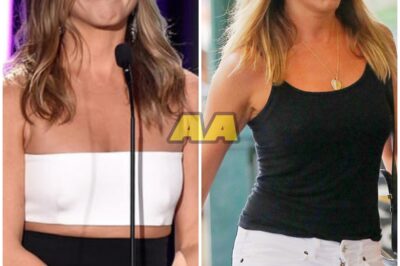 Jennifer Aniston Stuns in Tight Red Dress Showing Incredible Physique