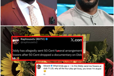 Inside the Alleged Funeral Flowers Diddy Sent 50 Cent from Prison and Why Critics Fear Retaliation Could Be Inevitable Once He’s Free