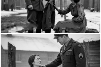 US Army captain shares Jacket with freezing Hungarian POW Comfort Girl in winter stockade (1944)