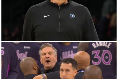 🐘 Chris Finch’s Meltdown: Ejected and Needs to Be Held Back After Ref Encounter! 😤 In an unforgettable moment, coach Chris Finch was ejected from the game following a wild confrontation with a referee. “What pushed him to the edge?” fans are asking, as the dramatic scene unfolded with Finch needing to be restrained. As the team processes this incident, the question remains—how will they move forward from this emotional upheaval? 👇