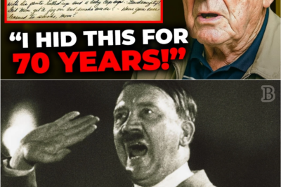 “The Hidden Letter That Was Never Meant to Be Found: Hitler’s Last Bodyguard Reveals a Horror Buried for 80 Years 😨🖋️🔥”