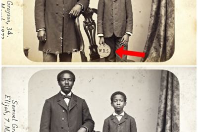 This 1873 Father–Son Portrait Seems Heartwarming Until You Notice the Boy’s Wooden Token