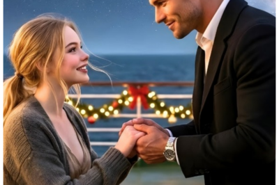 “Sir, can you lift me up to see the sky?”—Asked the Wheelchair Girl to the CEO on the Ferry Deck…  Sir, can you lift me up to see the sky?” asked the wheelchair girl to the CEO on the ferry deck.  The ferry cut slowly through the dark water, its engines humming like a lullabi beneath the stars.  It was nearly 900 p.m.late autumn, and the night air was crisp but gentle.  Most passengers had retreated inside the cabin, away from the chill.  On the deck, only the soft yellow glow from the overhead lamps remained, casting long shadows on the steel floor.  Above, the sky stretched vast and clear.  A dome of glittering stars suspended in absolute stillness.  A soft gust of wind passed across the deck, ruffling the edges of a pale gray scarf.  Lyra tightened it around her neck as she carefully pushed her wheelchair toward the railing.  The wheels clicked softly over the ridges of the floor.  She wore a thick knit sweater, her blonde hair tucked behind her ears, a few strands flying free in the breeze.  Her eyes, cool gray blue like a cloudy sky before dawn, lifted toward the stars, but from where she sat, all she could see was metal.  The railing was just too high.  She tried to adjust the angle of her chair, then leaned forward slightly, but it did not help.  The night sky, the one she had once memorized by name and constellation, remained half hidden behind the steel barrier.  She let out a slow breath, not angry, just tired.  A few feet away, a man stood alone near the railing.  Tall, wearing a dark overcoat, hands in his pockets, his expression unreadable, he stared out at the ocean, phone in hand, screen lit but untouched.  The sky was reflected in his eyes, but not in his thoughts.  His brow furrowed slightly, jaw tight, as if trying to will something away.  He turned, about to head back inside.  Then he heard a voice, clear, soft, and close.  “Sir, can you lift me up to see the sky?” He stopped.  Turning his eyes landed on her, the woman in the wheelchair.  Her cheeks were flushed pink from the cold.  Her lips pressed together, but her eyes held something sharp and quiet.  She did not look fragile.  She looked real……..
