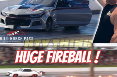 “Ryan Martin’s Car Erupts in a Huge Fireball! 🚨 Racing Nightmare Caught on Camera!” In a heart-stopping moment that sent shockwaves through the racing world, Ryan Martin’s car was engulfed in a gigantic fireball during a thrilling race! Fans watched in horror as flames shot into the sky. What caused this explosive incident, and what does it mean for Ryan’s racing future? The answers are hotter than the flames! 👇