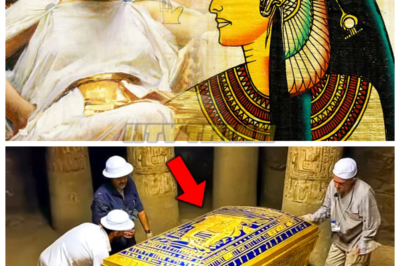 🙊 Unearthing Cleopatra: The Tomb That Terrifies and Transforms 🏺💀  After years of searching, archaeologists have finally located the legendary tomb of Queen Cleopatra, buried beneath a dilapidated temple near Alexandria. This monumental discovery reveals a sealed chamber filled with ancient artifacts and unsettling biological activity, hinting at mysteries that transcend time. As the team explores the depths of this tomb, they are faced with the haunting reality of what their findings could mean for history and humanity. With each step deeper into the chamber, the weight of the past presses down, and the fear of awakening long-dormant secrets looms large. What will this tomb reveal about the lives and deaths of Cleopatra and Mark Antony, and what consequences might arise from disturbing their eternal rest? 👇