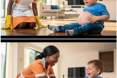 The mansion’s grand staircase was quiet now, save for the soft clicking of Amina’s shoes as she climbed higher, her heart thudding with every step. She was no longer a nameless nanny