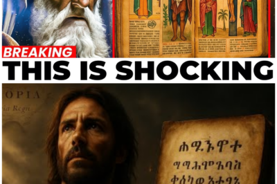🦊 THE BIBLE THEY NEVER WANTED YOU TO READ: ETHIOPIA’S ANCIENT SCRIPTURES CLAIM JESUS DIDN’T DIE FOR SIN—AND SCHOLARS ARE SHOCKED 📜⚡