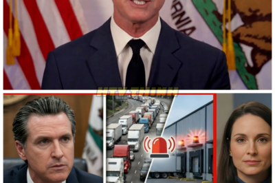 California Governor in HOT WATER: Trucking Industry Sounds Alarm Over New Crisis! 🚛⚠️ The trucking industry is in full panic mode, and now Governor Gavin Newsom is facing intense pressure as California’s logistics backbone threatens to collapse. What’s causing this major disruption, and how will it impact the state’s economy? With truckers sounding the alarm, the governor’s leadership is now under scrutiny—will he be able to fix this before it’s too late? 👇