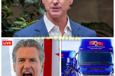 California in Crisis: Governor PANICS as Trucking Companies FLEE the State Amid Economic Turmoil! 🚛💥 California’s economy is on the brink as major trucking companies begin leaving the state, and Governor Gavin Newsom is scrambling to stop the exodus. With supply chains crumbling and jobs disappearing, can the governor reverse this tide, or has California lost its backbone? The fallout from this mass departure is just beginning. 👇