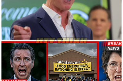 California in CRISIS: Governor Orders Food Rationing at Walmart—”Limit 2 Items” as Shortages Hit! 🍞⚡ In an unprecedented move, California Governor Gavin Newsom has imposed food rationing across the state, limiting shoppers to just two items at Walmart stores due to severe shortages. What does this mean for families, businesses, and the state’s struggling economy? The shelves are bare, and the crisis is only just beginning. 👇