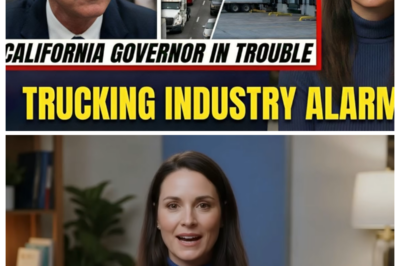 California Governor in Trouble as Trucking Industry Sounds the Alarm
