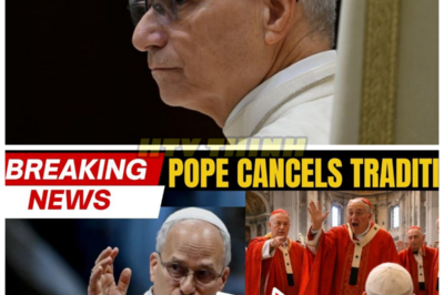 🚨 URGENT: Pope Leo XIV SHOCKS the Vatican by REMOVING Key Church Tradition — Cardinals in PANIC as the Church Faces Uncertainty 💥⛪ In an unprecedented move, Pope Leo XIV has officially removed a longstanding Church tradition, sending shockwaves through the Vatican. Cardinals are in a frenzy, unsure of what’s next for the future of the Church. What drove the Pope to make this bold decision, and what does it mean for the future of Catholicism? The Vatican is now on edge. 👇