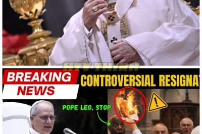 Pope Leo XIV Burns a Letter on the Altar—Cardinals Demand His Resignation, But His Response Will Shock You 🔥 Just 5 minutes ago, Pope Leo XIV burned a letter on the altar in a dramatic standoff after Cardinals demanded his resignation. What did the letter say, and how did the Pope respond to this unprecedented challenge from the Church’s highest leaders? The Vatican is now in turmoil, and the consequences of this moment could reshape the future of the Church. Want to know what happened? Check the comments for all the shocking details!👇