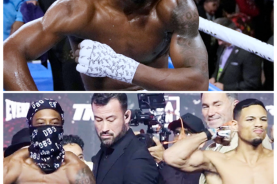 🐘 “KEYSHAWN DAVIS VS. JAMAIN ORTIZ WEIGH-IN: FISTS FLY DURING HEATED FACE-OFF! 🥊” “The weigh-in for the highly anticipated clash between Keyshawn Davis and Jamaine Ortiz erupted into chaos as fists nearly flew during their heated face-off!” With both fighters exchanging intense words, the stage is set for a thrilling showdown in the ring. “Let’s dive into the details of the weigh-in and what this means for the fight ahead!” 👇