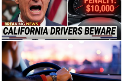 Governor Of California PANICS As New Driving Laws Could Cost Drivers Up To $10,000 In 2026!  Controversial new traffic and vehicle regulations have ignited outrage across the state as projections show drivers could face up to $10,000 in additional expenses next year — from steep fines to mandatory vehicle upgrades and new compliance fees. With families, small businesses, and lawmakers sounding the alarm, California’s top executive is under intense pressure to respond. What are these laws, why could they be so costly, and how might they reshape driving in the Golden State? Click the article link in the comments to uncover the full story.