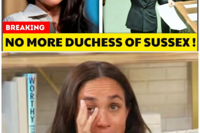 BREAKING: UK Parliament STRIPS Meghan of Royal Title! She BURSTS INTO TEARS