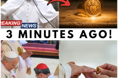 🕊️ Pope Leo XIV Placed His Ring on the Altar… And It Began to Glow