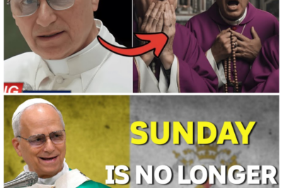 Pope Leo XIV Shocks the Faithful: Is Sunday No Longer a Holy Day? 😱⛪ In an unexpected statement that has left millions of Catholics confused and questioning their faith, Pope Leo XIV has raised the question: Is Sunday still a holy day? This bold declaration has sent shockwaves through the global Church, causing believers to wonder if long-standing traditions are being challenged. What does the Pope’s statement really mean, and why is it causing such confusion among the faithful? The Church’s future might be facing a major shift, and the world is waiting for clarity. 👇