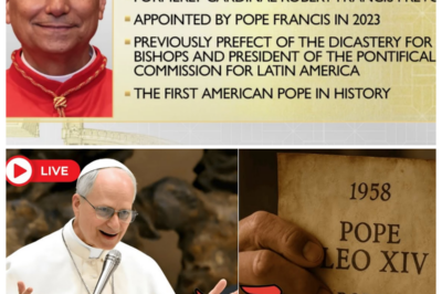 Vatican Time Bomb! ⏳ A Classified File From 1958 Names Pope Leo XIV Decades Before His Birth—And the Revelation Has Historians Shaking! What began as a dusty archive pull erupts into a theological thriller as archivists whisper about dates that don’t line up, names that shouldn’t exist, and a paper trail that reads like destiny scribbled in advance, leaving scholars stunned, believers breathless, and skeptics scrambling to explain how ink and prophecy could collide so perfectly in a world that swore such things were impossible 👇