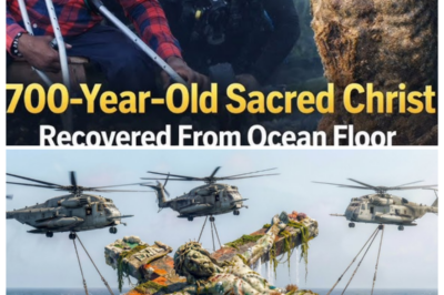 🌊A miraculous restoration shocks believers worldwide after a 700-year-old sacred crucified Christ statue is recovered from the ocean floor, encrusted with salt, scars, and centuries of silence, as divers swear the relic appeared untouched by time, reigniting rumors of divine protection, lost rituals, and a forgotten shipwreck the Church never fully explained — In a narrator’s hushed yet sardonic tone, insiders marvel at how the statue emerged like a message from the deep, leaving scientists baffled, clergy emotional, and skeptics nervously joking while faith surged where logic ran out👇