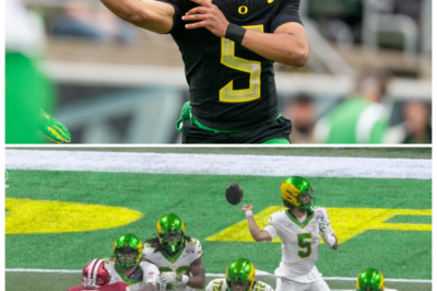 🐘 “College Football Chaos: Indiana Scores After Shocking Dante Moore Fumble!” ⚡ “In the heat of competition, even the best can falter!” In a moment that will be replayed countless times, Indiana took advantage of a bizarre fumble by Dante Moore, scoring a critical touchdown that could alter the course of the game. As the crowd erupted, questions arose about Moore’s handling of the situation. What implications does this fumble have for the team’s future? This story is packed with tension! 👇