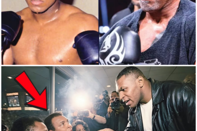 “From Laughter to Silence: The Shocking Moment Mike Tyson Mocked Ali’s Illness—And the Six Words That Changed Everything!” When Mike Tyson stepped into the spotlight, he was ready to reclaim his throne, but he never expected to be confronted by the ghost of boxing’s past. In a moment of cruel mockery, Tyson ridiculed Ali’s battle with Parkinson’s, igniting a firestorm of laughter from the audience. But just as the crowd reveled in the moment, Ali’s six words brought the house down, turning mirth into stunned silence. This gripping encounter reveals the dark side of fame and the unexpected power of humility—are you ready to witness the unraveling of two legends? 👇