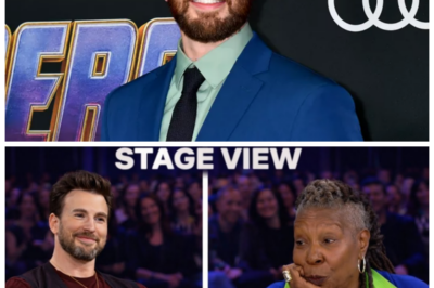 “Chris Evans Stands Firm: ‘I Draw the Line Here!’ 🚫⚔️ Whoopi Goldberg Left Reeling!”  In a dramatic showdown that had fans buzzing, Chris Evans firmly declared, “I draw the line here!” during a heated exchange with Whoopi Goldberg, marking a pivotal moment on The View that showcased the actor’s fierce commitment to his beliefs. The studio erupted with tension as Evans stood his ground against Goldberg’s probing questions, revealing the fierce passion that underlies his superhero persona. As the debate intensified, viewers were left wondering if this was merely a moment of frustration or a powerful statement about the challenges faced by those in the public eye. What lies beneath this clash of ideals? The fallout could be monumental! 👇