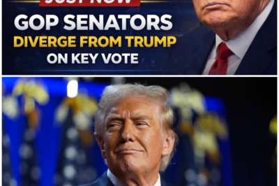 JUST NOW: GOP Senators Diverge From Trump on Key Vote