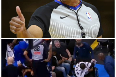 🐘 “Bill Kennedy’s Heartfelt Departure: NBA Ref Injured and Wheeled Off Court!” 🌪️ “In the game of basketball, every moment counts, and every injury resonates!” NBA referee Bill Kennedy faced a poignant moment as he was injured and wheeled off the court, visibly emotional about the situation. This incident not only impacted the game but also highlighted the dedication of referees and their vulnerability. What led to this unfortunate event, and how will it affect Kennedy’s role in the league? This narrative is unfolding with great empathy! 👇