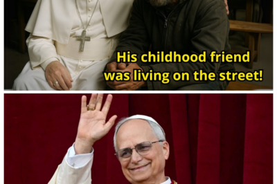 Pope Leo XIV Sees His CHILDHOOD FRIEND Living on the STREETS—and His Reaction Shocks Everyone  A story circulating from Rome has captured hearts and sparked intense debate. When Pope Leo XIV is said to have recognized a childhood friend among the homeless, what followed was not a scripted act of charity—but a deeply personal response that stunned witnesses. Power, memory, and compassion collided in a moment few expected. What did he do next, and why is it resonating worldwide? Click the article link in the comments to read the story everyone’s talking about.