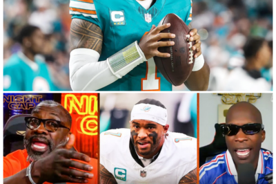 🐘 NFL Contract Drama: Unc & Ocho Question the Future of Tua Tagovailoa’s Pricey Deal! 🔥 “When expectations clash with reality, the fallout can be explosive.” Unc & Ocho confront the elephant in the room: Tua Tagovailoa’s costly contract and its implications for his future in the league. As they navigate the intricacies of team dynamics and salary cap management, the duo raises critical questions about the quarterback’s value and potential trade scenarios. This is a must-watch for any football fan! 👇