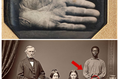 An 1864 family photo hides a secret.  Zoom in on the enslaved man’s wrist.  Dr.Eliza Wilson adjusted her glasses as she examined the dusty photograph found in the historical archives of Charleston University.  The yellowed 1864 image showed the Patterson family.  Patriarch James, his wife Ellaner, and their three children all dressed in elegant clothing.  In the background, almost like a shadow, a black man stood with downcast eyes and hands folded in front.  Just another typical Civil War era photograph.  Eliza murmured to herself as she scanned the image.  As a specialist in 19th century African-American history, she had cataloged hundreds of similar photographs, each telling its own silent story of America’s complex past.  The photograph had been donated anonymously to the university’s collection last month, part of a batch of Civil War era memorabilia.  Something about this particular image had drawn Eliza back repeatedly over the past few days, though she couldn’t quite articulate what caught her attention.