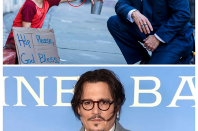 Homeless Girl Begs Johnny Depp for Help – He Notices Something Important and Takes Action!