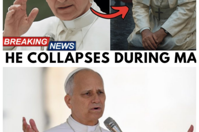 Pope Leo XIV collapses during Mass—but his final words stun the entire Church