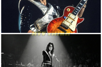 The Night Ace Frehley Stunned a Heckler: Silence Speaks Louder Than Words In the electric atmosphere of Cobo Arena, a moment unfolded that would be etched in the annals of rock history. It was March 1977, a time when the world was captivated by the spectacle of KISS, a band that thrived on flamboyance and theatricality. But on this particular night, it was not the pyrotechnics or the glitzy costumes that would steal the show. Instead, it was a singular, piercing moment of silence that would resonate far beyond the walls of the arena.  As the band launched into their iconic track “Shock Me,” the energy was palpable. The crowd, a sea of fervent fans, swayed to the rhythm, their voices raised in unison, celebrating the music that had become the soundtrack of their lives. But then, from the depths of the audience, a voice emerged, cutting through the euphoria like a knife. “PLAY SOMETHING REAL, SPACEMAN! YOU’RE JUST A SHOWMAN IN MAKEUP!”  The words hung in the air, a challenge thrown at the feet of Ace Frehley, the enigmatic lead guitarist. Most performers would have laughed it off or fired back with a witty retort. But Ace was different. He paused, lowering his guitar mid-note, an act that sent shockwaves through the arena. The music stopped. The band fell silent. And in that moment, Ace became a statue, a solitary figure on stage, staring down the heckler with an unwavering gaze.  The crowd, once roaring with excitement, was now enveloped in an eerie hush. Twelve thousand voices held their breath, transfixed by the unfolding drama. Ace, a master of the guitar, was now wielding the power of silence. He walked slowly toward the source of the interruption, each step deliberate, each moment stretching into eternity. The heckler, clad in a denim jacket, found himself under the spotlight, surrounded by his laughing friends who were suddenly less amused.  What transpired next was a masterclass in emotional intensity. Ace stood before the heckler, not with anger or aggression, but with a calm that belied the storm brewing within. Fifteen seconds of pure, unfiltered attention passed between them. It was a confrontation stripped of bravado, a moment where vulnerability met defiance. The heckler, once brimming with bravado, now found himself exposed, the laughter of his friends fading into the background.  Then, in a move that would solidify his status as a rock legend, Ace turned away from the heckler and returned to center stage. The arena held its collective breath, the tension palpable. With a flick of his fingers, he began to play a blues progression, raw and unadorned. No effects, no distortion—just the honest, soulful notes that spoke of mastery and emotion. The crowd, captivated by the transformation, listened in reverent silence.  This was not just a performance; it was a revelation. Ace had transcended the role of a mere entertainer. He became a conduit for something deeper, something real. The notes flowed like a river, each one resonating with the pain and joy of existence, reminding everyone present that true power lies not in volume or spectacle, but in the ability to connect through authenticity.  As the final note hung in the air, the crowd erupted—not with cheers, but with a profound sense of respect. They had witnessed a moment that was not just about music but about the human experience. Ace Frehley had turned a potential confrontation into a lesson in humility and strength.  But the story did not end there. Word of this extraordinary encounter spread like wildfire. Among those who heard the tale was the legendary Les Paul himself, a titan of the guitar world. Impressed by Ace’s composure and artistry, Les extended an invitation for him to play alongside him. This was a validation that would further cement Ace’s legacy in the pantheon of rock music.  The black Les Paul guitar that Ace played that night would eventually find its home in the Rock and Roll Hall of Fame, a symbol of the power that lies in vulnerability and the strength found in silence. It became a testament to the idea that sometimes, the loudest moments are those where words cease to exist.  As the years passed, the legend of that night grew. Fans recounted the tale, each retelling amplifying the impact of Ace’s quiet strength. The heckler, once a source of ridicule, became a footnote in a story of redemption and artistry.  In a world that often equates noise with significance, Ace Frehley taught us that true artistry is not about shouting the loudest but knowing when to let silence speak. It was a Hollywood-worthy revelation, a moment that shattered expectations and redefined what it means to be a performer.  In the end, the arena may have been filled with thousands, but on that night, it was the silence—the profound, moving silence—that truly echoed through the hearts of all who witnessed it. Ace Frehley had not only stunned a heckler; he had crafted a legacy that would resonate for generations to come.  This was the night that proved that sometimes, the most powerful statements are made without uttering a single word.