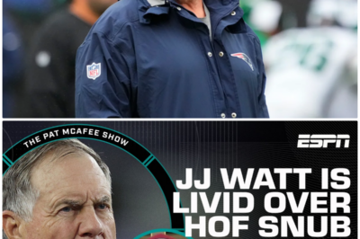 “Scandal in the NFL: JJ Watt’s Shocking Call-Out of Bill Belichick’s Voters Sparks Outrage!” In a dramatic interview, Houston Texans legend JJ Watt didn’t hold back as he slammed those who failed to vote for Bill Belichick, demanding they step down from their positions! Is this the biggest shock in football history, or just another power play in the NFL? Dive into the unexpected twists and reactions from other famous figures! 👇